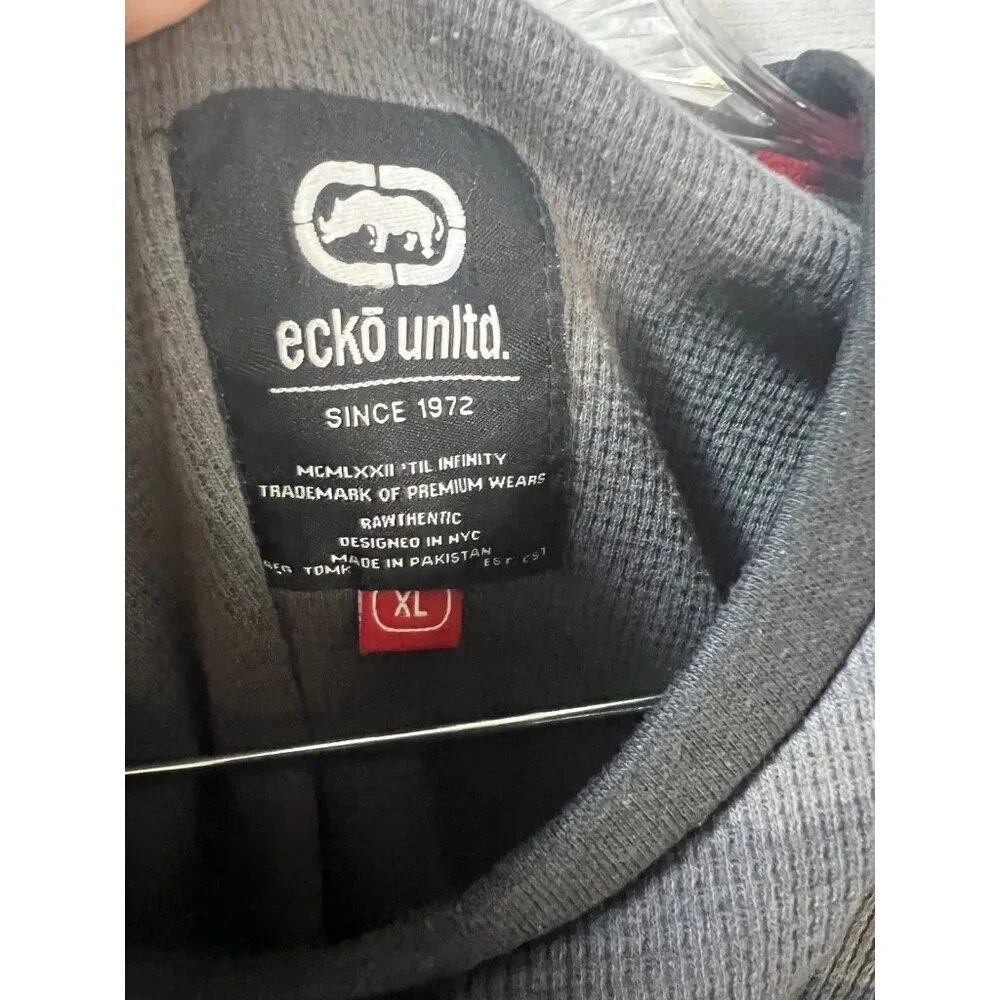 ECKO UNLTD Men's All Over Print Stunner‎ Camo Thermal Sweater